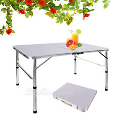 Portable Folding Camping Table Aluminium Carry BBQ Desk Garden Outdoor Picnic