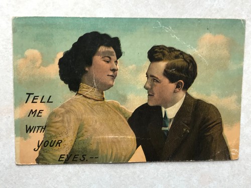 P1152 vintage postcard tell - p1152, me