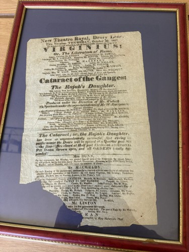 Early victorian theatre poster - early,