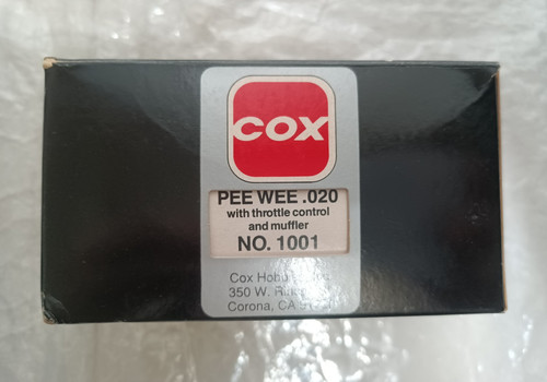 Vintage cox pee - cox, .020
