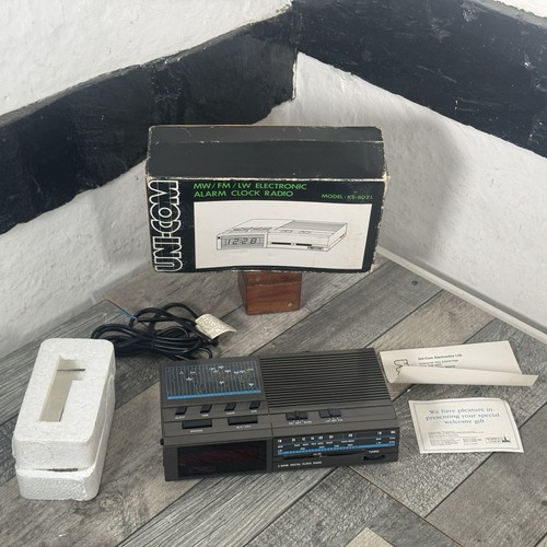 Vintage clock radio vhf - radio,