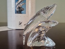 SWAROVSKI 1992 ANNUAL EDITION WHALES – “CARE FOR ME” boxed in great condition
