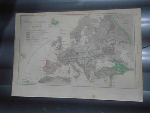 Geological features europe - of,