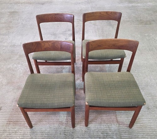 Teak fonseca dining chairs - 4,
