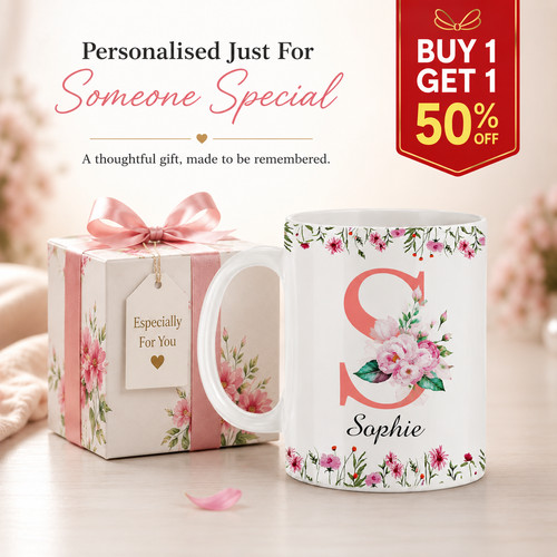 Personalised coffee mug - personalised,
