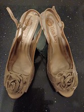 Shoes worn twice.  (Lisa Kay