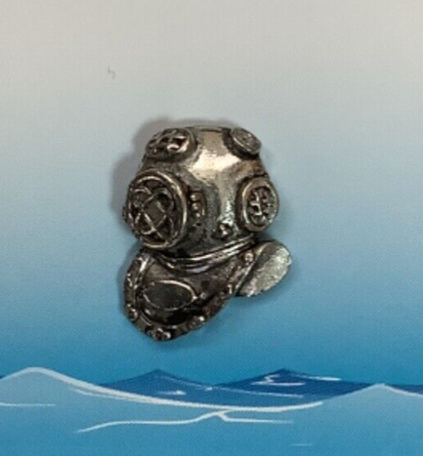 Deep sea divers helmet silver - sea,
