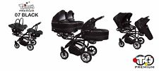 Trippy PREMIUM Triple Pram for Triplets, 2-in-1 / 3-in-1 / 3-in-1 + ISOFIX