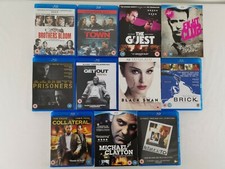 11 American Thriller Movie Blu Ray Bundle Brothers Bloom Brick Memento Get Out