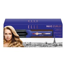 Elle Wave Curler Led Indicator Soft Touch Matt Finish Curler-Purple.
