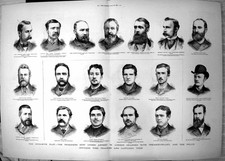 Antique Print Dynamite Plot