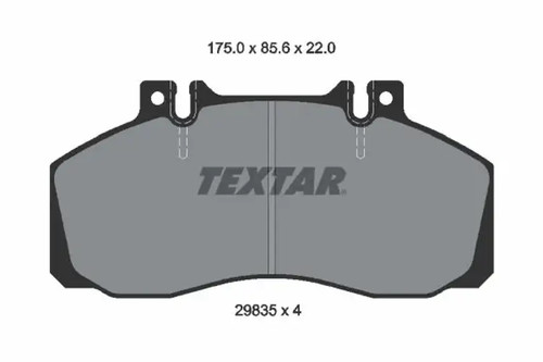 Brake pads 2983506 textar - 2983506,