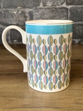 Portmeirion Westerly Mug Turquoise Band Made in England
