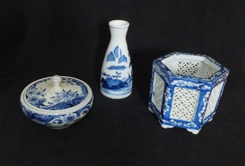 Delft royal lidded dish - dish,, small