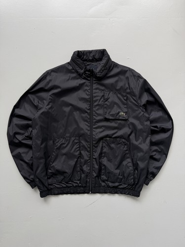 Lacoste black vintage zip - vintage, zip-up