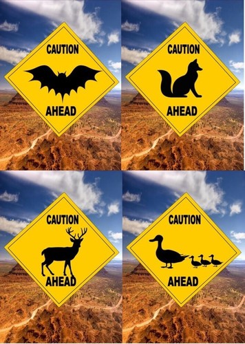 Australian style road sign - style,