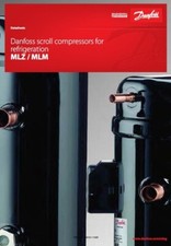 Danfoss Scroll  Refrigeration Compressor Model No. MLZ030