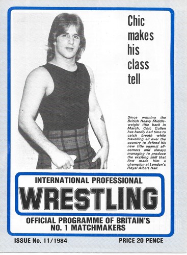 Wrestling programme 11 1984 - programme,