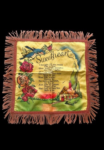 Vintage sweetheart poem fringe - sweetheart,