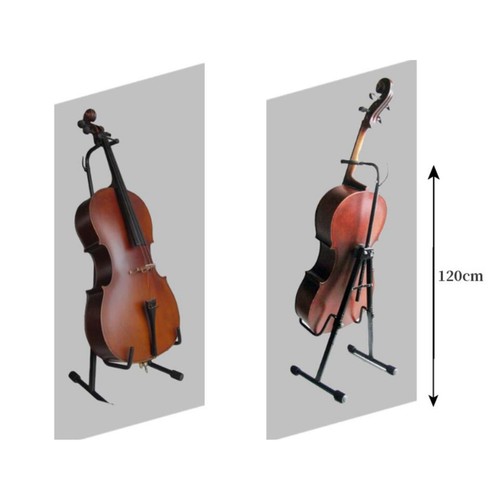 Adjustable cello stand with - adjustable,