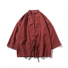 Men retro Japanese Coat Kimono