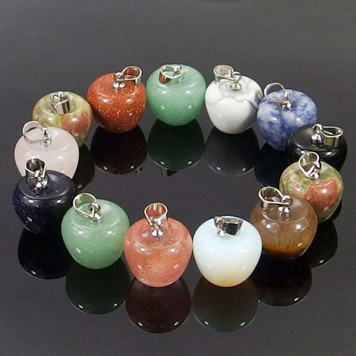Natural crystal apple shape - natural,