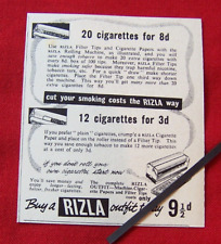 RIZLA CIGARETTE PAPERS ROLLING