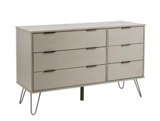 Solid Pine Chest of 6 Drawers