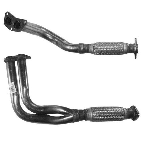 Front exhaust pipe and - front,