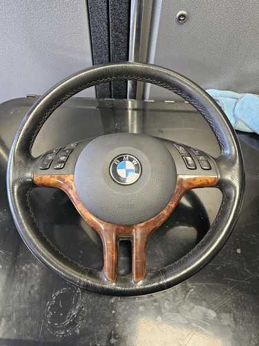 Bmw e39 wooden effect steering - bmw,