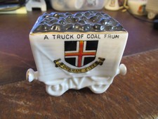 Durham City crest Willow Art China crested china ware coal wagon