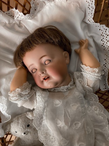 Antique baby doll 128 with - antique,