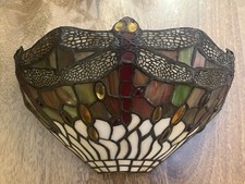 Tiffany Style Art Deco Style Wall Lamps Stained Glass Handmade Uplighting
