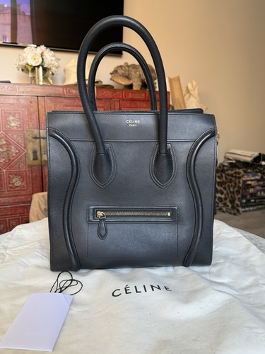 Celine mini luggage tote black - tote,