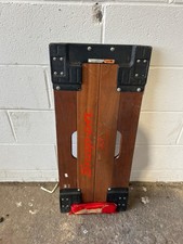 Vintage SNAP ON TOOLS  JC7 Mechanics Creeper Heavy Duty Wood Man Cave Garage Art