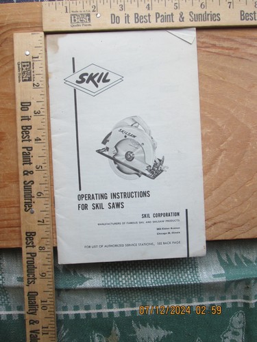 Skilsaw circular saw operating - circular,