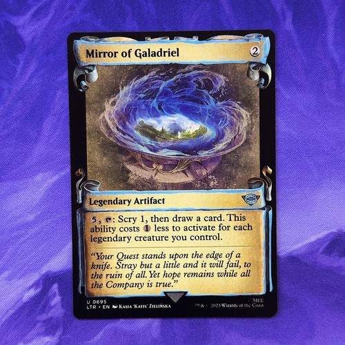 Showcase scrolls mirror - scrolls,