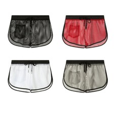 Men's Mesh See Through Shorts