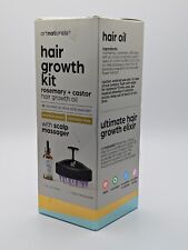 ARTNATURALS Organic Rosemary Castor Hair Growth Oil 118 ml + Scalp Massager