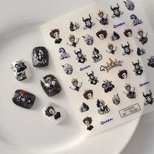 Nail Art Stickers Decals Evil