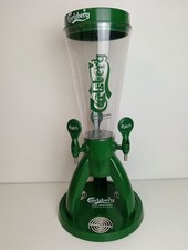 Carlsberg 8 Pint Beer Tower Dispenser 3 Outlets Table Mancave Home Bar Pub