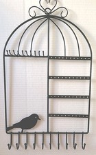 Black Metal  Bird Cage Wall