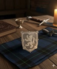 Pure Silver Rampant Lion