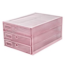 Metal Mesh Desk Organiser Tidy