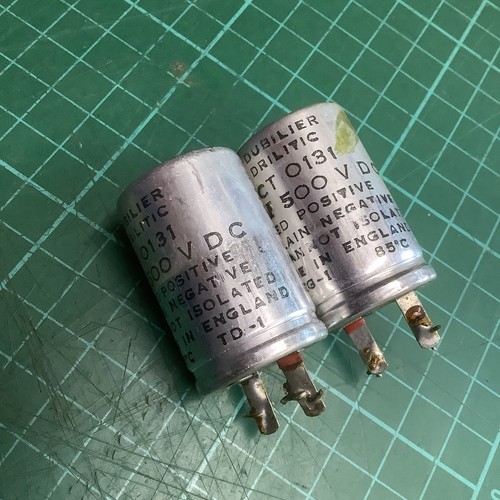 Vintage dubilier capacitor - dubilier,