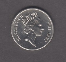 Fiji 1987.  20 Cents. Queen