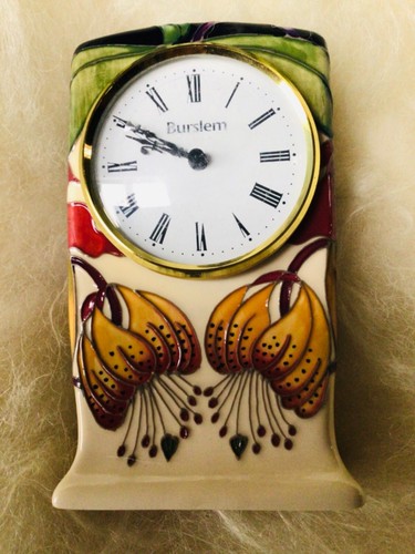 Moorcroft clock anna - clock, “anna