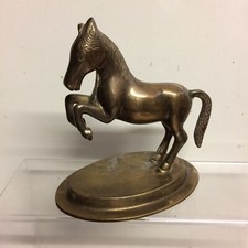 Vintage Brass Horse Ornament -