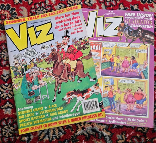 Viz comic magazine - viz, magazine,