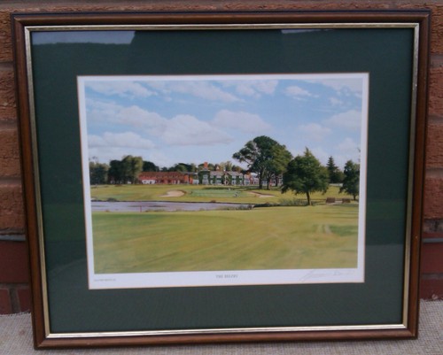 Signed golfing print the - print,